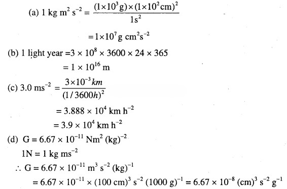 Units and Measurements