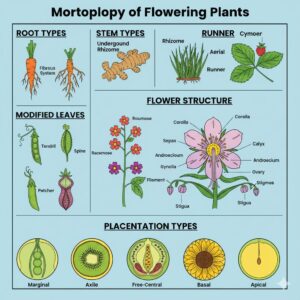 1st PUC Biology Chapter 5 Morphology of Flowering Plants