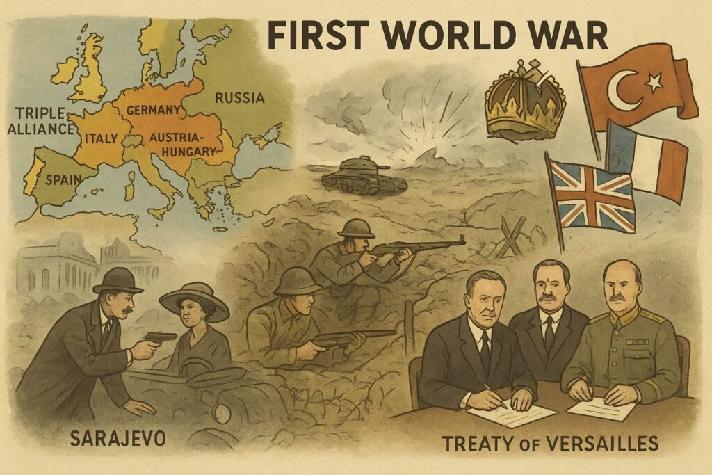 1st PUC History Chapter 10 World Wars