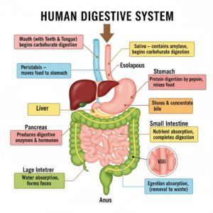 1st PUC Biology Chapter 16 Digestion And Absorption