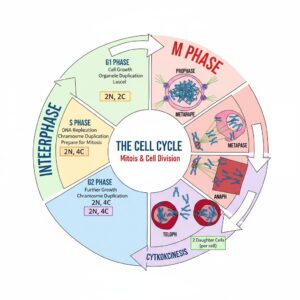 1st PUC Biology Chapter 10 CELL CYCLE AND CELL DIVISION