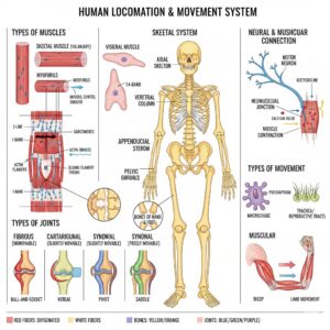 1st PUC Biology Chapter 20 Locomotion And Movement