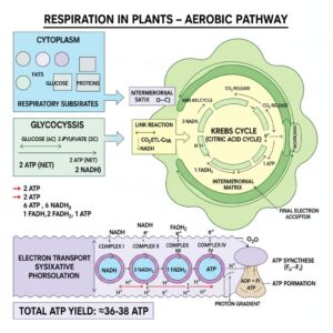 1st PUC Biology Chapter 14 RESPIRATION IN PLANTS