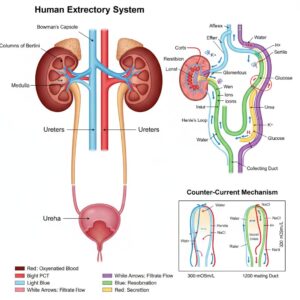 1st PUC Biology Chapter 19 Excretory Products And Their Elimination
