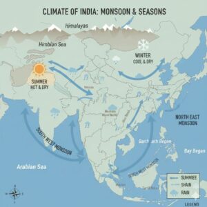 1st PUC Geography Chapter 10 Climate, Soil And Forest
