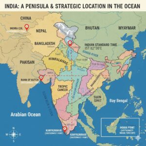 1st PUC Geography Chapter 8 India Question and Answer