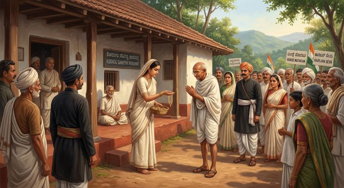 Class 10 Nudi Kannada Chapter 2 ಕೊಡಗಿನ ಗೌರಮ್ಮ Kodagina Gowramma