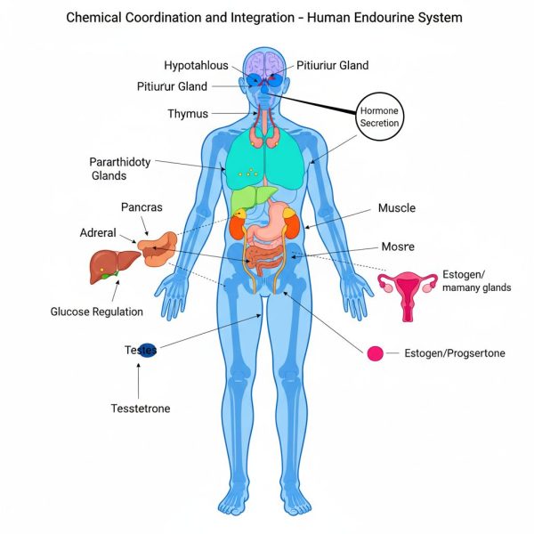 1st PUC Biology Chapter 22 Chemical Coordination And Integration