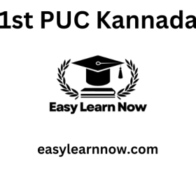 1st PUC Kannada